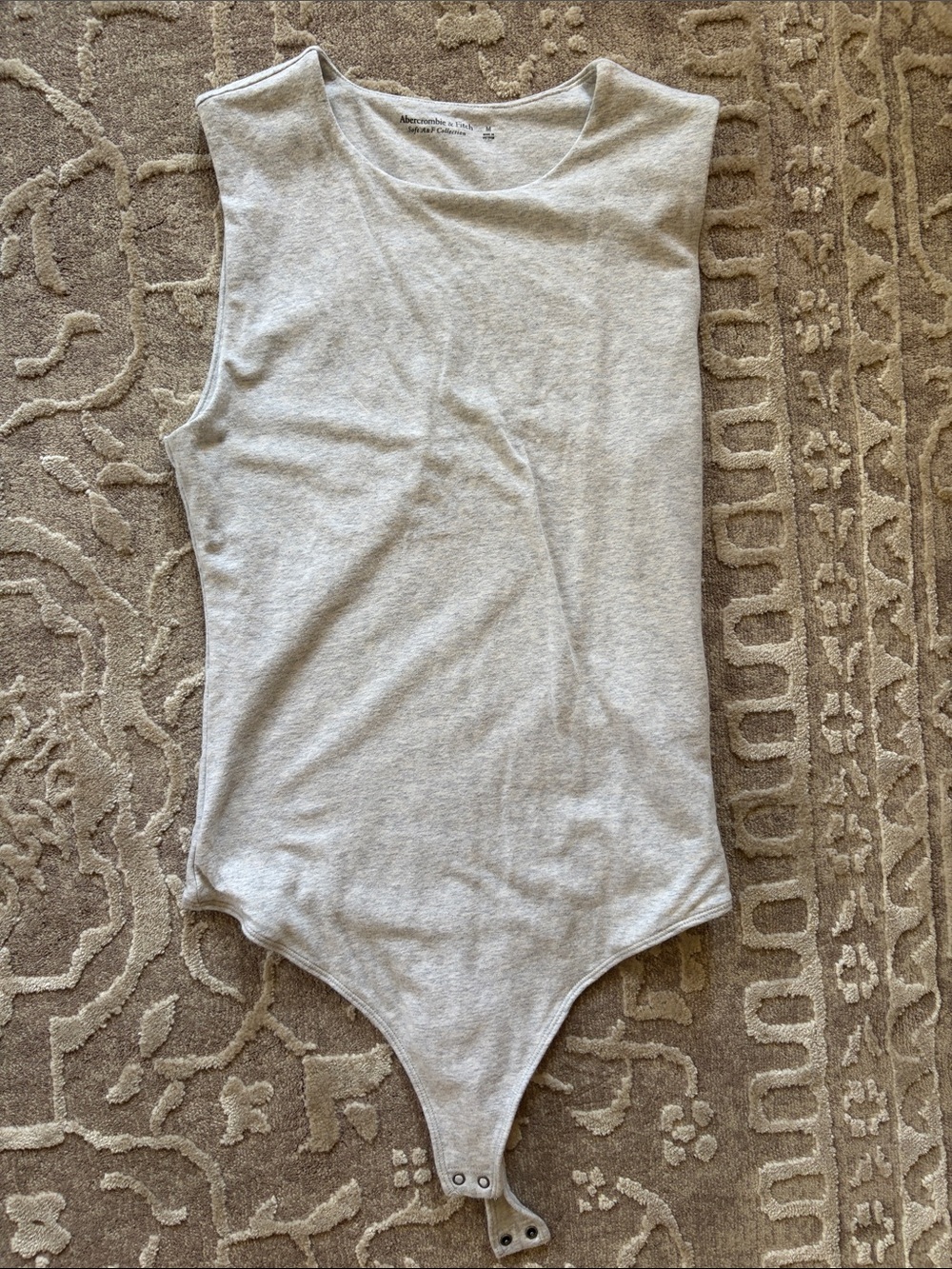 Abercrombie & Fitch Gray Sleeveless Kids Bodysuit
